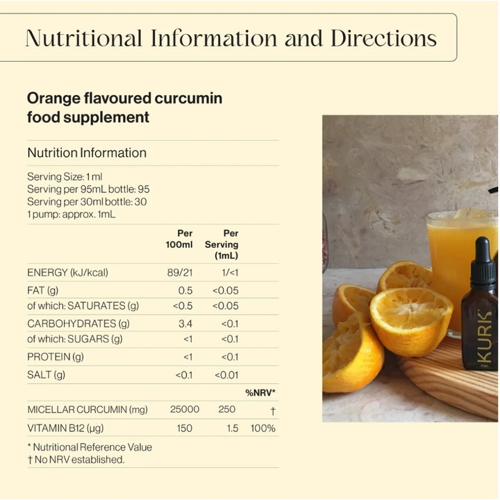 KURK Orange micellar curcumin