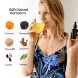 KURK 100% all-natural ingredients graphic