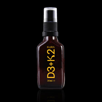 KURK - Vitamin D3+K2 | 1 bottle (30 days supply)