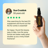 KURK Vitamin D3+K2 oral spray benefits